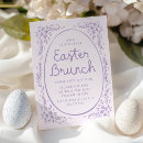 Search for vintage easter invitations Botanical