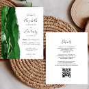 Search for green and silver invitations Elegant