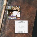 Search for library book business cards Funny