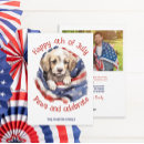 Search for 4th of july photo cards Red white blue