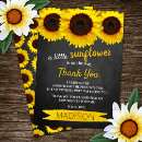 Search for sunflower thank you cards Baby shower