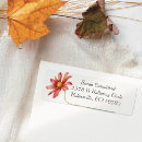 Search for red daisy return address labels Floral