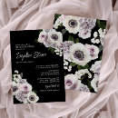Search for anemone bridal shower invitations Modern