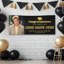 Search for black and gold graduation banners Photo collage