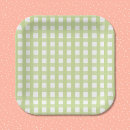 Search for green plaid pattern plates Birthday