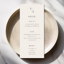 Search for monogram wedding menus Elegant