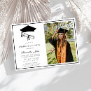 Search for photo graduation invitations Minimal