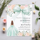 Search for sage green quinceanera invitations Quinceanera quince xv
