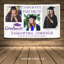 Search for purple and white banners College