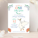 Search for hat birthday invitations One silly goose