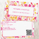 Search for patterned business cards Artistic