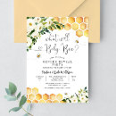 Search for bee gender reveal invitations Sweet as can bee