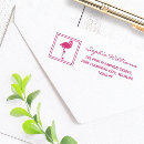 Search for pink flamingo rubber stamps Modern