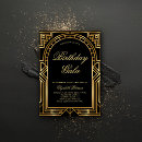 Search for roaring 20s birthday invitations Flapper