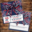 Search for red bow invitations Patriotic
