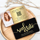 Search for real estate agent business cards Qr code