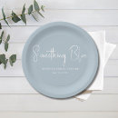 Search for light blue paper plates Minimalist