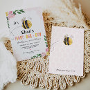 Search for first bee day invitations Baby girl