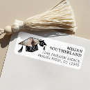 Search for elegant graduation return address labels Simple