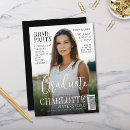 Search for magazine cover graduation invitations Trendy