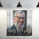 Search for 70th birthday backdrops Gold