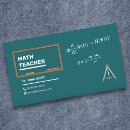 Search for math teacher business cards Tutor