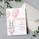 Search for some bunny is two invitations Watercolor