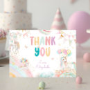 Search for unicorn thank you cards Cute