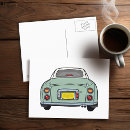 Search for cute car postcards Funny