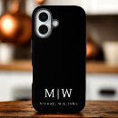 Search for black and white iphone cases Initials