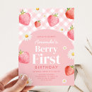 Search for pink gingham invitations Girly