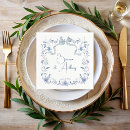 Search for vintage blue white floral napkins Retro