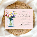 Search for rustic floral bridal shower invitations Elegant