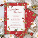 Search for strawberry shower invitations Gender neutral