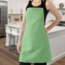 Search for plain green aprons Simple