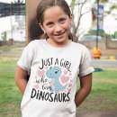 Search for dinosaur birthday girls tshirts Pink