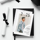 Search for masculine graduation invitations Modern