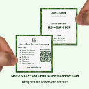 Search for garden maintenance business cards Lawn care service