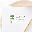 Search for palm return address labels Tropical