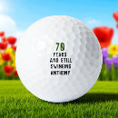 Search for 70th birthday golf balls Humour