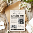 Search for vintage newspaper invitations Fun