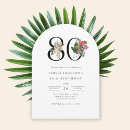 Search for palm birthday invitations Simple