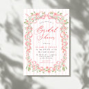 Search for floral bridal invitations Pink