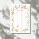 Search for baby shower note cards Pink