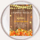 Search for pumpkin patch birthday invitations Rustic