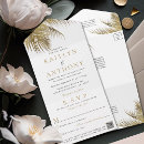 Search for elegant tropical wedding invitations Modern