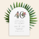 Search for for her 40th birthday invitations Simple