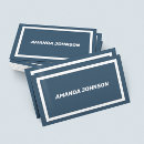 Search for interior designer business cards Blue
