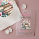 Search for storybook baby girl shower invitations A new chapter begins