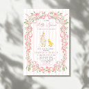 Search for rose baby shower invitations Pink